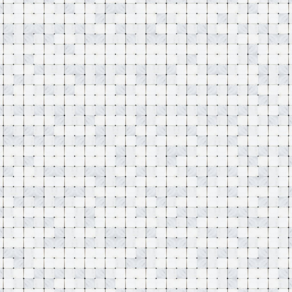 Qualis Ceramica Hamptons Collection Fontaine Mosaic