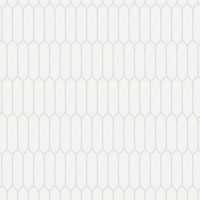 Qualis Ceramica Hamptons Collection Fence Field Tile 3” X 12” Gloss Gleam - 3" x 12"