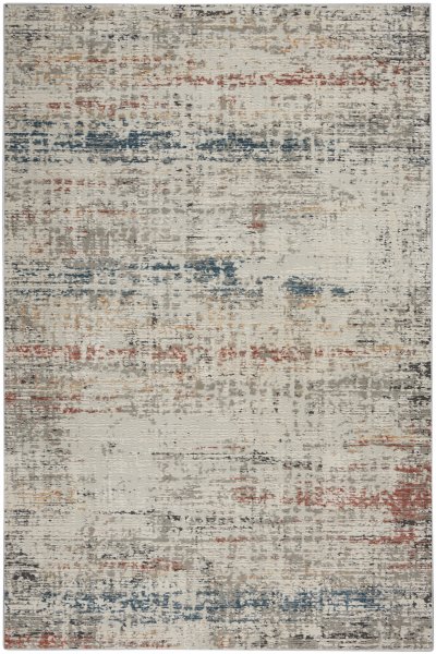 Nourison Home Nourison Rustic Textures RUS14 6' x 9' Light Grey Multi Modern Indoor Rug - 6' x 9'