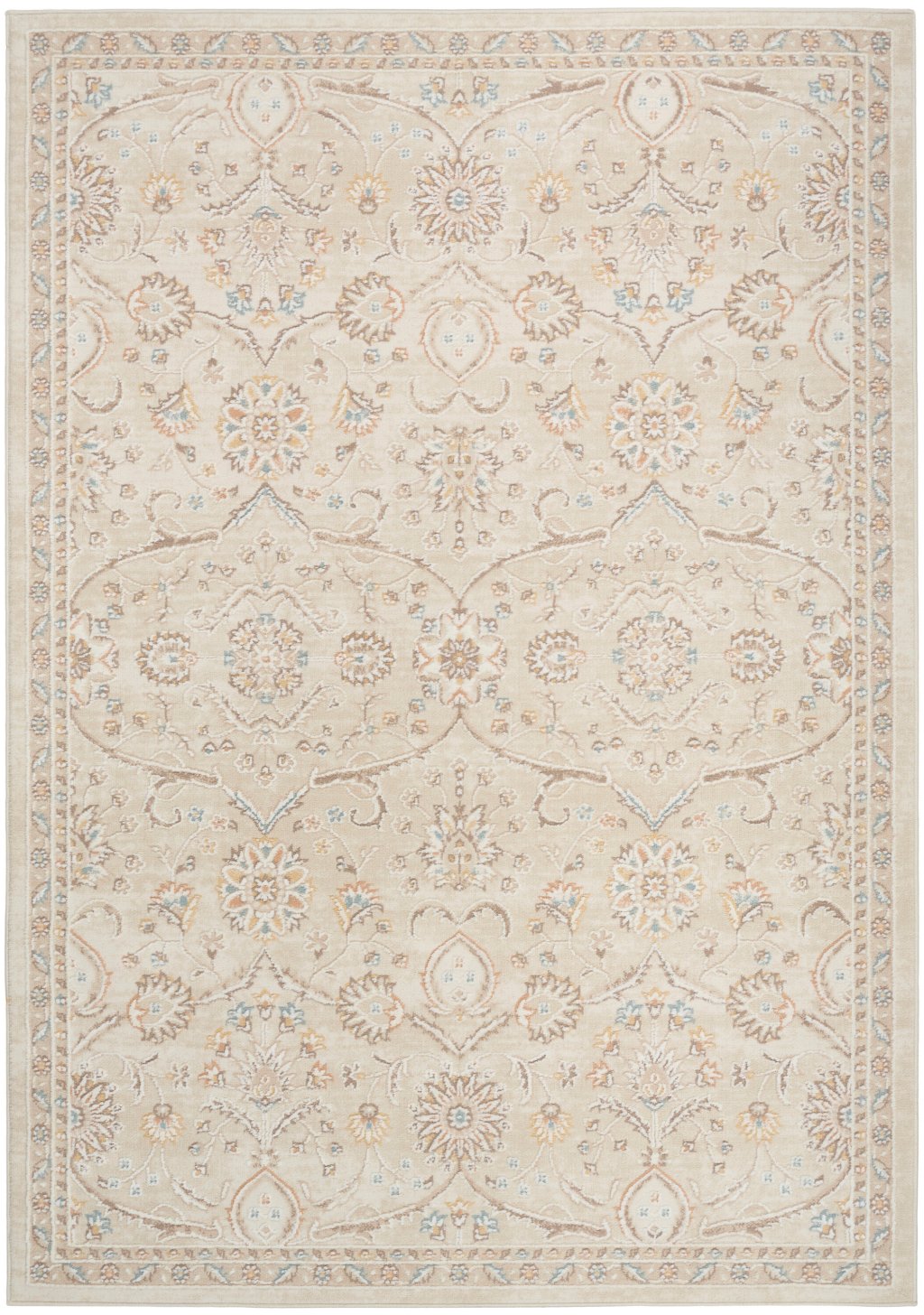 Nourison Home Nourison Isla ISL01 5'3" x 7' Ivory Vintage Indoor Rug