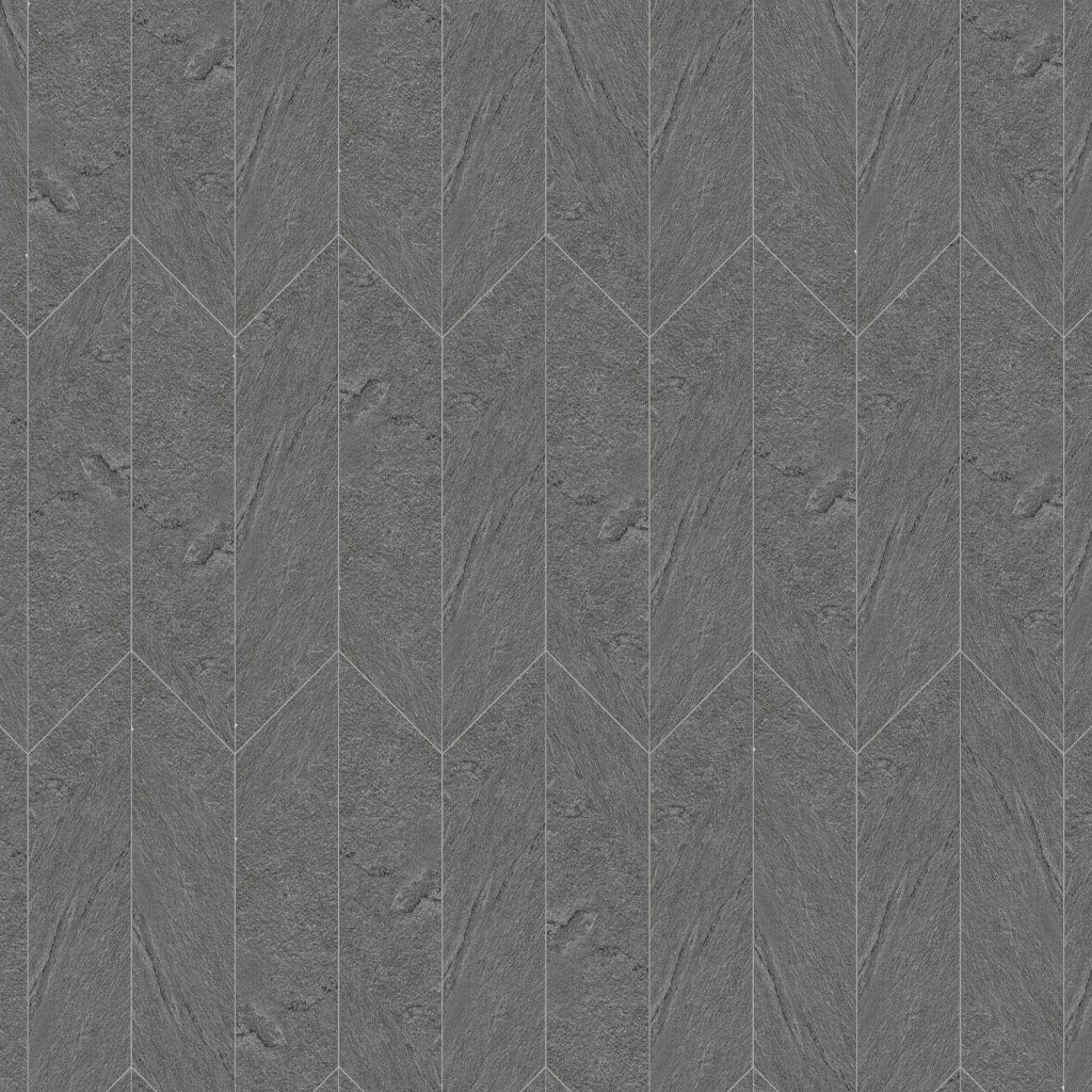 Marble Systems Gray Flow Matte Gramma 66 Sx Stone Look Porcelain Accent Tiles 15 7/16x7 43/64 - Gray Flow
