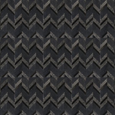 Marble Systems Belgium Blue Textura Chevron Waterjet Limestone Mosaic 13x10 - Belgium Blue - 13" x 10" x 3/8"
