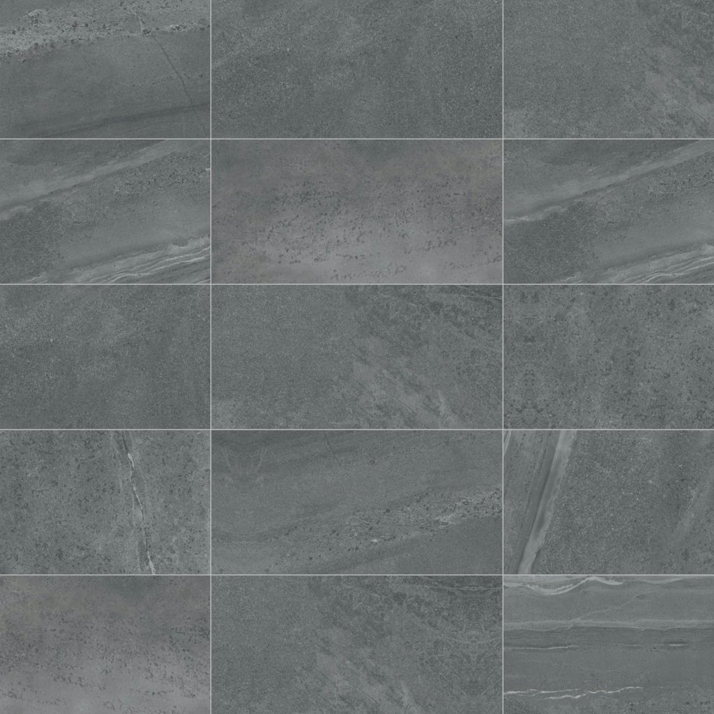 Daltile Society Union Smoke, Rectangle, 12X24, Polished - Union Smoke