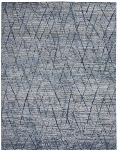 Nourison Home Nourison Ocean OCP02 7'9" x 9'9" Indigo Modern Indoor Rug - 7'9" x 9'9"