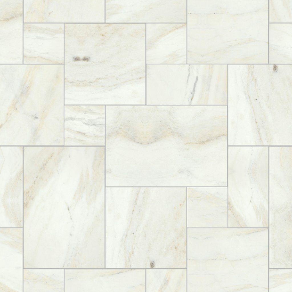 Daltile Renderra Loire Daphne White, Pattern, Versaille, Antique - Daphne White