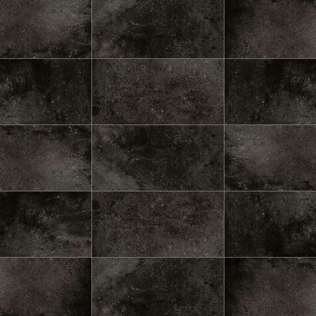 Marble Systems London Black Honed Concrete Look Porcelain Tile 12x24 - London Black