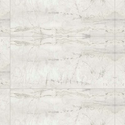 Marble Systems Romano White Honed Marble Look Porcelain Tile 24x48 - Romano White - 24" x 48" x 3/8"