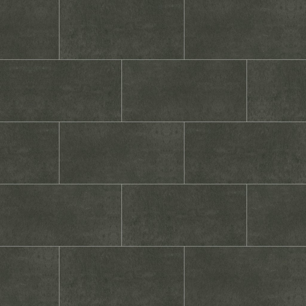 Daltile Portfolio Charcoal, Rectangle, 12X24, Matte - Charcoal