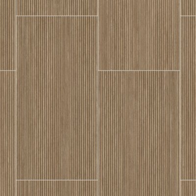 Qualis Ceramica Striata Wood 24x48 Oak - Alternating 1/3