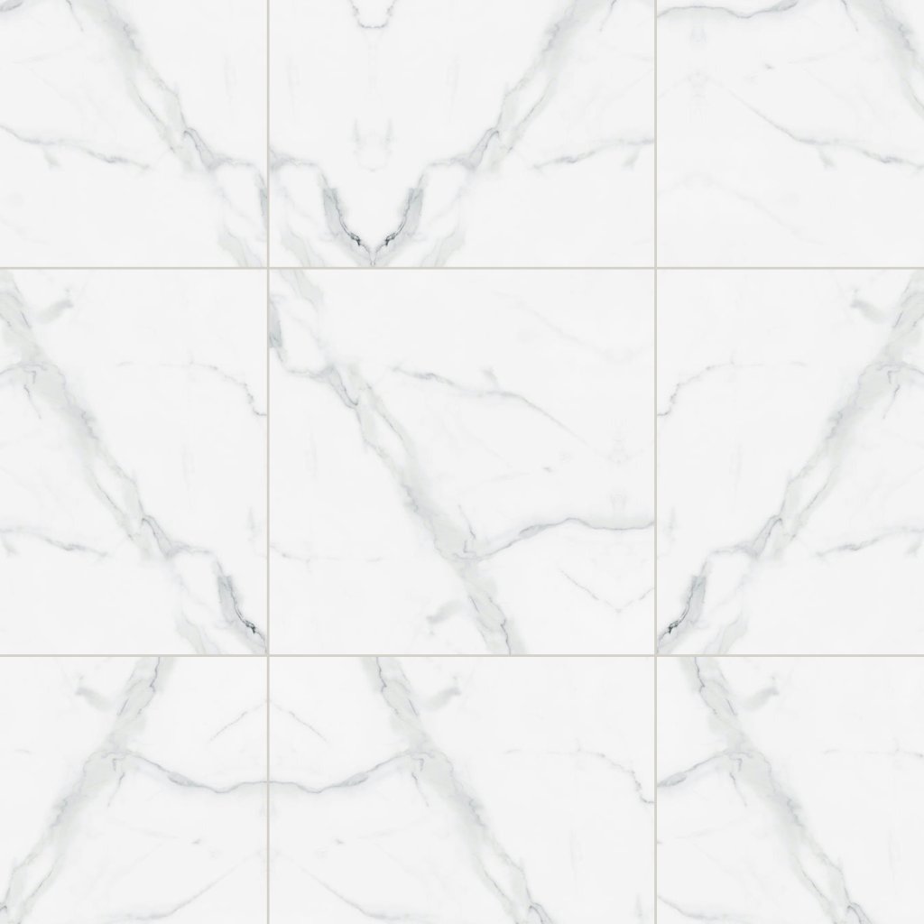 Qualis Ceramica Royal Stoneworks 24X24 Grandvein White Polished