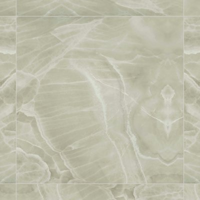 Qualis Ceramica Lustra 48x48 Onyx Sage Honed - Grid