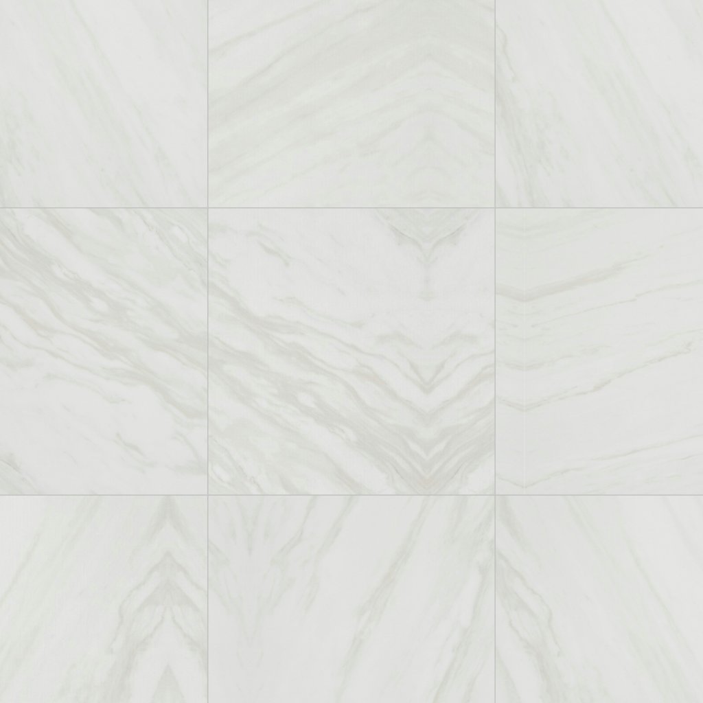 Daltile Perpetuo Timeless White, Square, 24X24, Matte - Timeless White