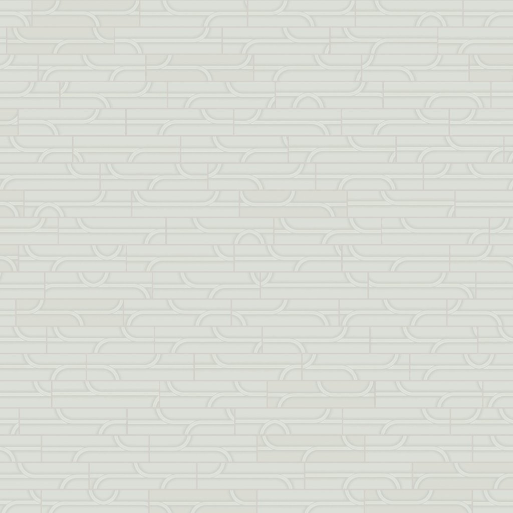 Qualis Ceramica Geometra 3x12 Stone Ivy
