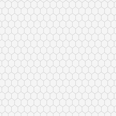 Marble Systems White Matte Midi Hexagon Ceramic Mosaic 8x10 - White - 8" x 10" x 15/64"