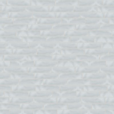 Qualis Ceramica Element Ice Artisan Glass 3X12 - Random Length