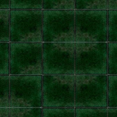 Marble Systems Emerald Crackled Ceramic Tile 16x16 - Emerald - 16" x 16" x 3/8"