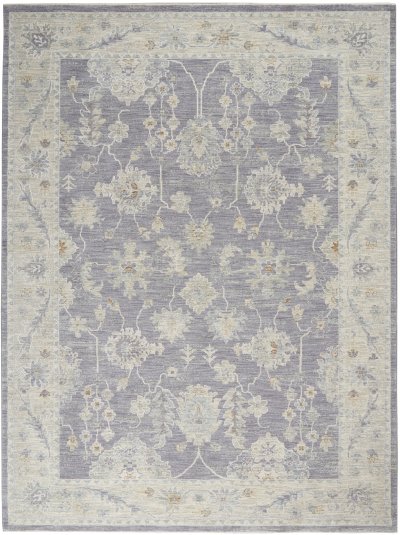 Nourison Home Nourison Asher ASR03 3'11" x 5'11" Charcoal Farmhouse Indoor Rug - 7'10" x 10'4"