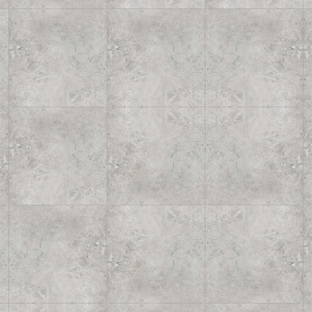 Marble Systems Silver Clouds Polished Marble Tile 18x18 - Silver Clouds
