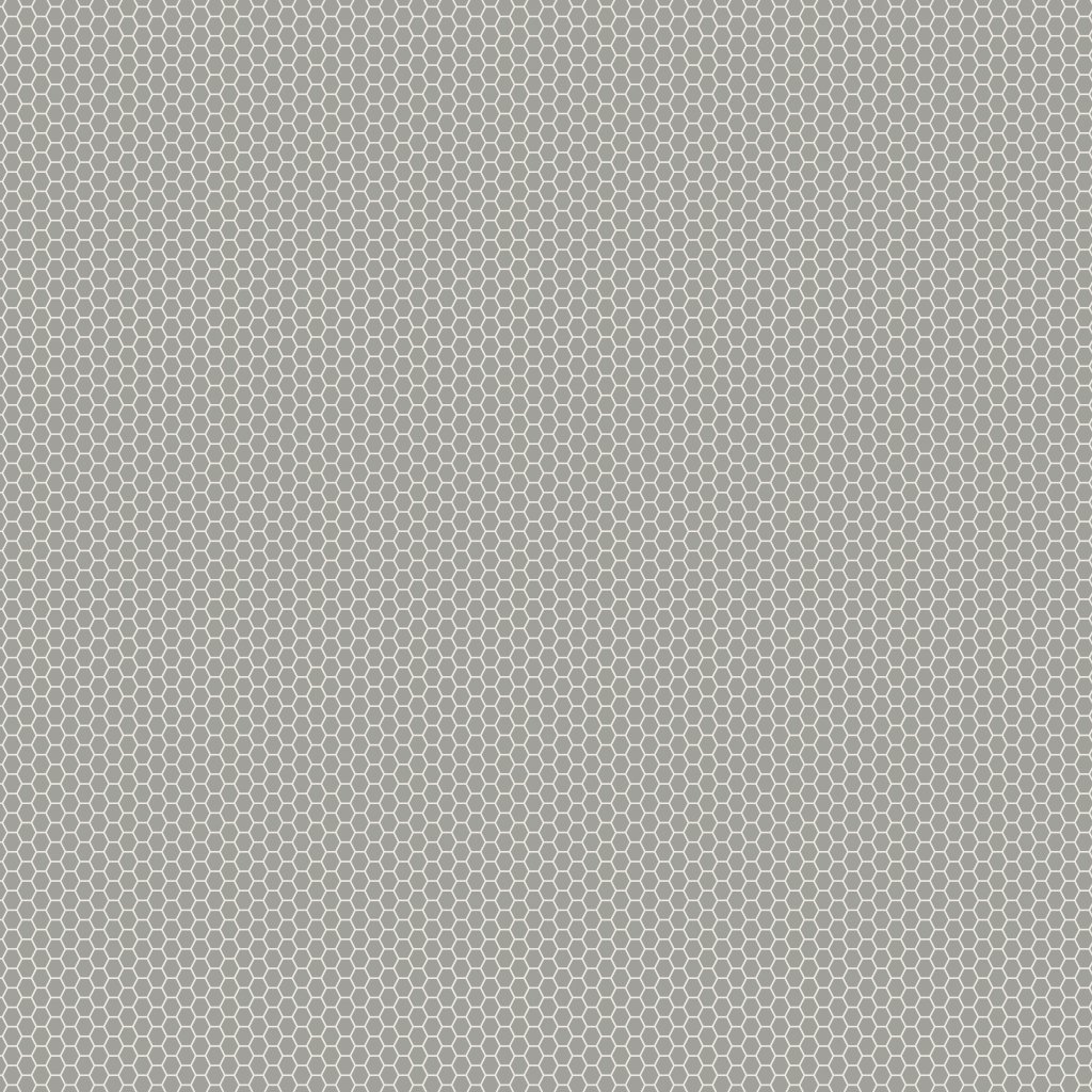 Qualis Ceramica Traditions Taupe 1" Hexagon Matt Mosaic - Taupe