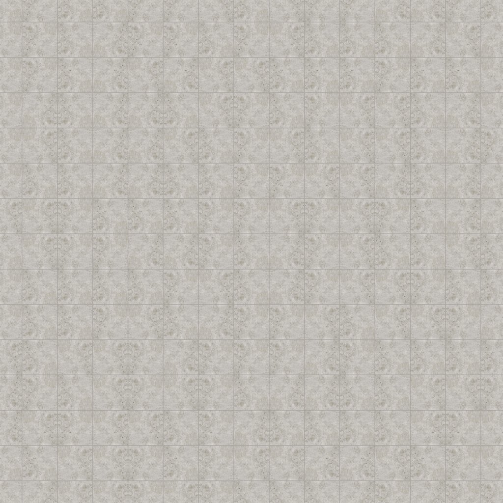 Marble Systems Silver Clouds Polished Marble Tile 4x4 - Silver Clouds