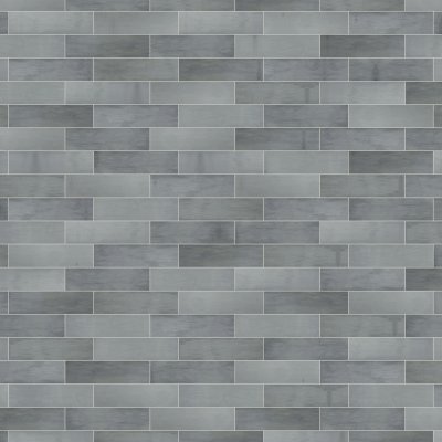Qualis Ceramica Morocco 3x11 Grey Gloss - Alternating 1/3