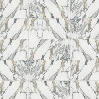 Qualis Ceramica Royal Stoneworks 12X24 Italian Arabescato Polished - Grid