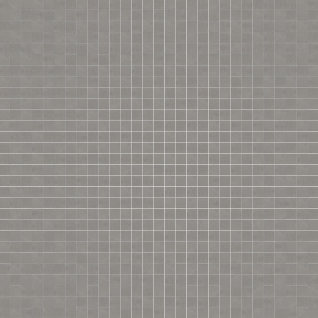 Daltile Portfolio Ash Grey, Straight Joint, 2X2, Matte - Ash Grey