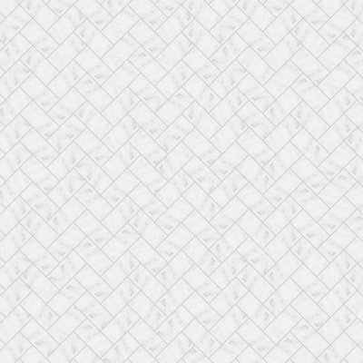 Qualis Ceramica Bianco Venatino 3x6 Honed - Herringbone