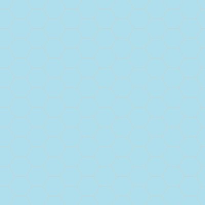 Qualis Ceramica Ronda 5.5x6.3 Blue Hexagon - 5.5" x 6.3"
