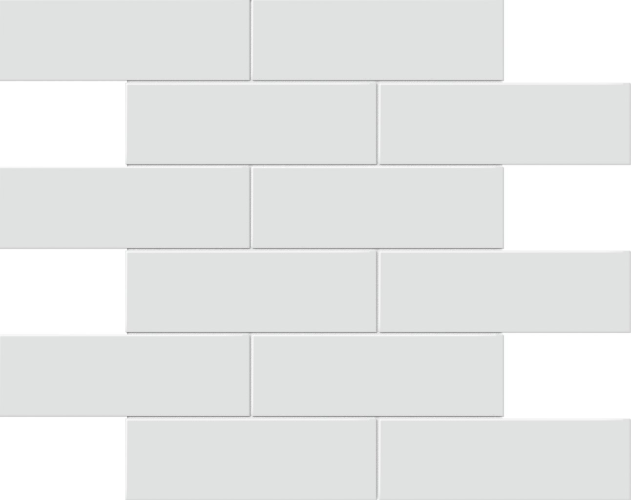 Qualis Ceramica Traditions Gallery Grey 2X6 Matt Mosaic