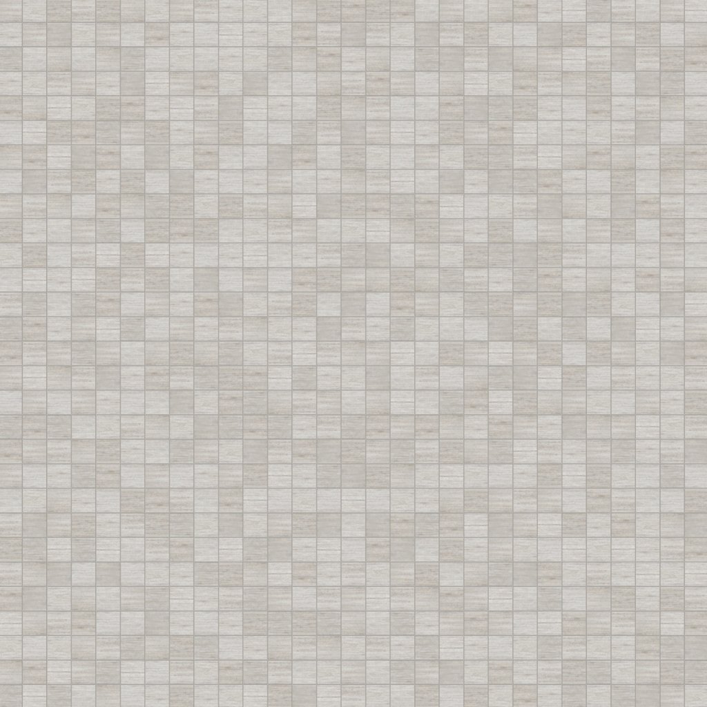 Marble Systems Argento Matte 2x2 Fabric Look Porcelain Mosaic 12x12 - Argento