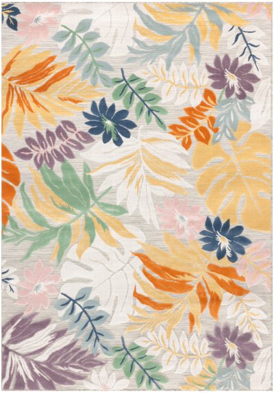 Nourison Home Nourison Suncoast SNC02 9' x 12' Multicolor Tropical Rug - 5'3" x 7'3"