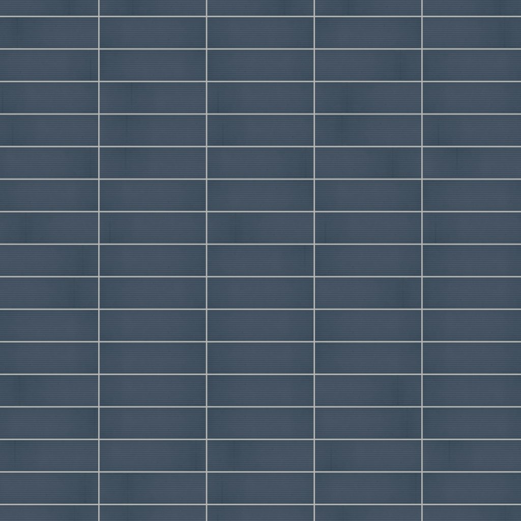 Daltile Stencil Indigo, Rectangle, 4X12, Matte - Indigo