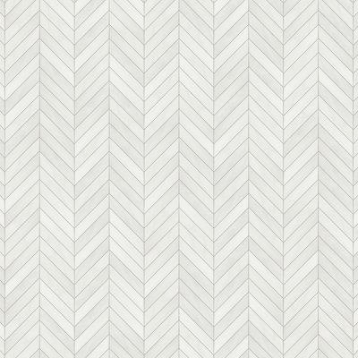 Marble Systems Bianco Dolomiti Classic Honed Chevron Waterjet Marble Mosaic 13x10 - Bianco Dolomiti Classic - 13" x 10" x 3/8"