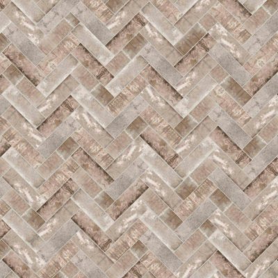 Qualis Ceramica Riviera Tileworks Hampton Collection Clove - Herringbone