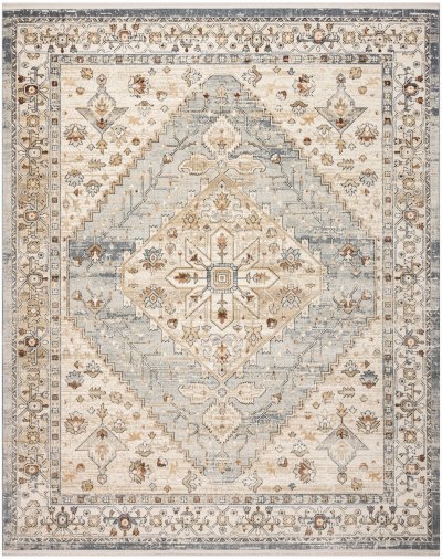 Nourison Home Nourison Pardis PRD02 4' x 6' Blue Taupe Vintage Indoor Rug - 7'10" x 9'10"