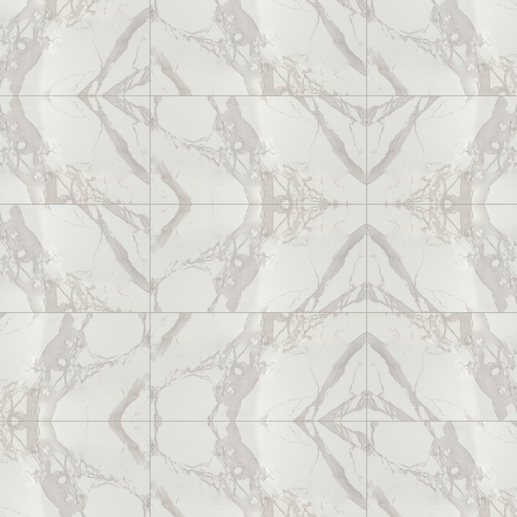 Marble Systems Statu Matte Porcelain Tile 12x24 - Statu