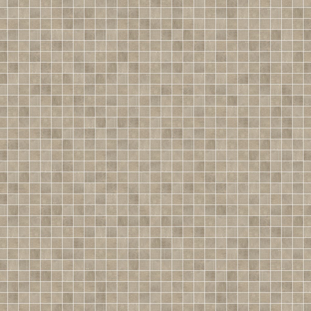 Qualis Ceramica Portland Clay 2X2 Mosaic - Brown