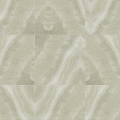 Qualis Ceramica Lustra 24x24 Onyx Sage Honed - Grid