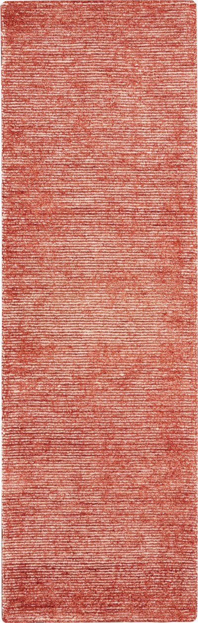 Nourison Home Nourison Weston WES01 3'9" x 5'9" Brick Modern Indoor Rug - 2'3" x 7'6"