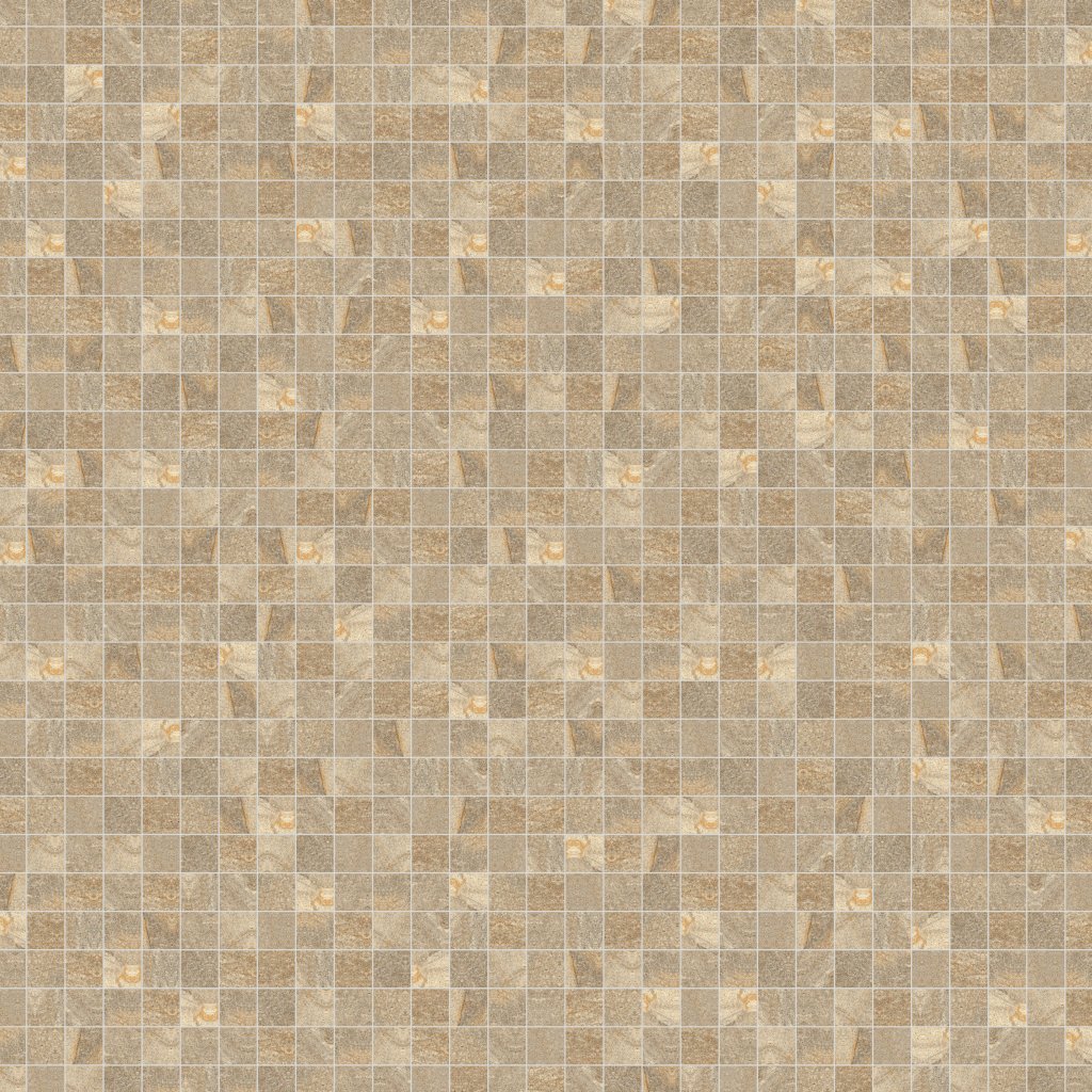 Qualis Ceramica Capri 2x2 Beige Mosaic - Beige