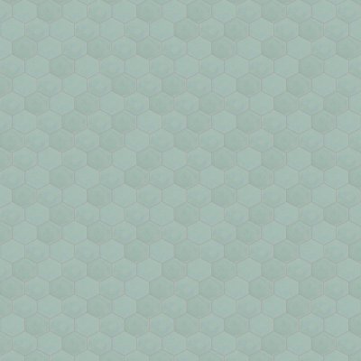 Marble Systems Witty Green Glossy Hexagon 5 Ceramic Tile 5 - Witty Green - 5 x 3/8"