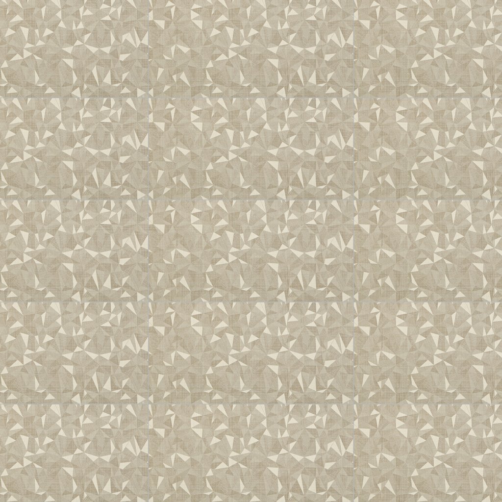Daltile Fabric Art Natural Prism, Rectangle, 12X24, Modern Kaleidoscope, Matte - Natural Prism