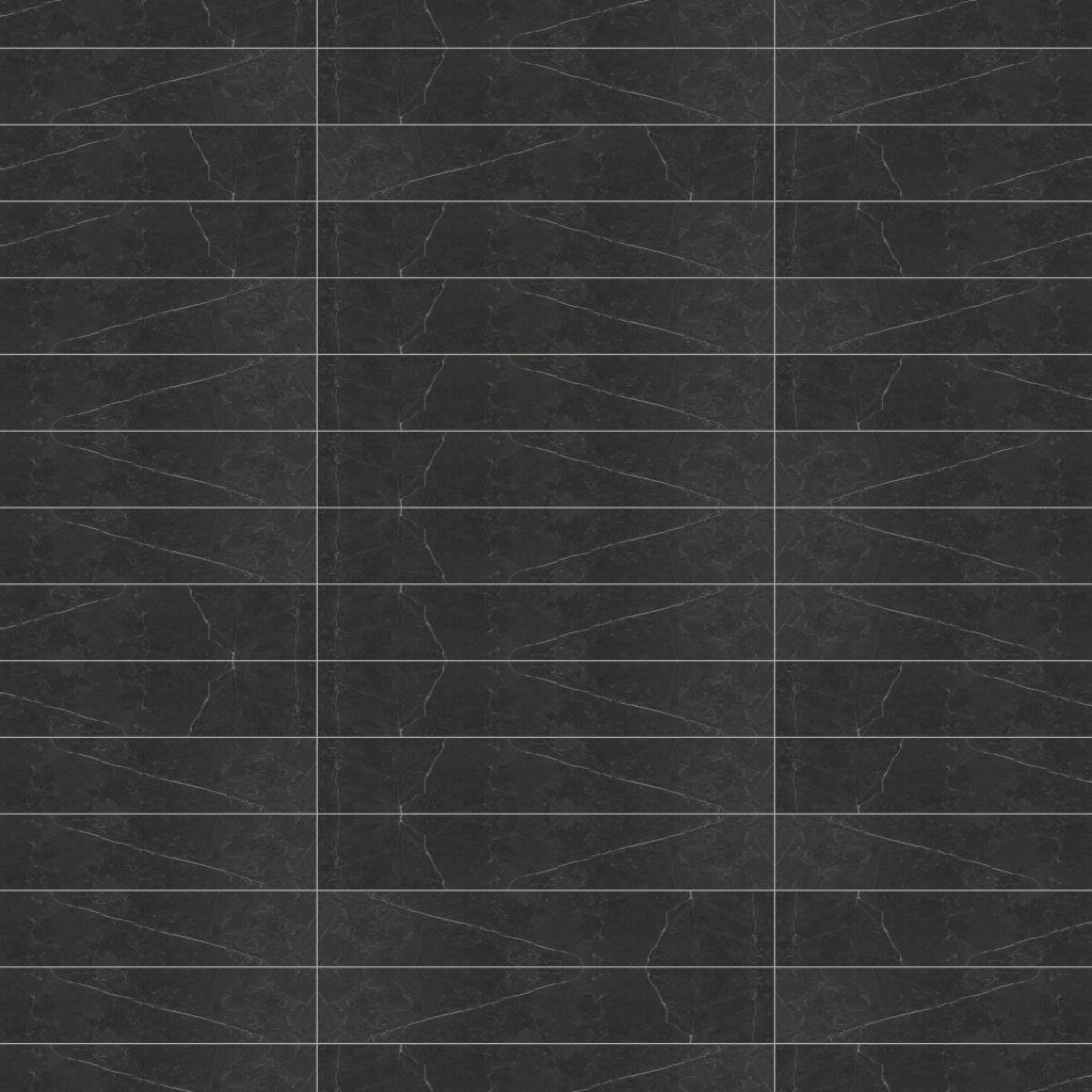 Marble Systems Gray Stone Matte Bullnose Marble Look Porcelain Moldings 4x24 - Gray Stone