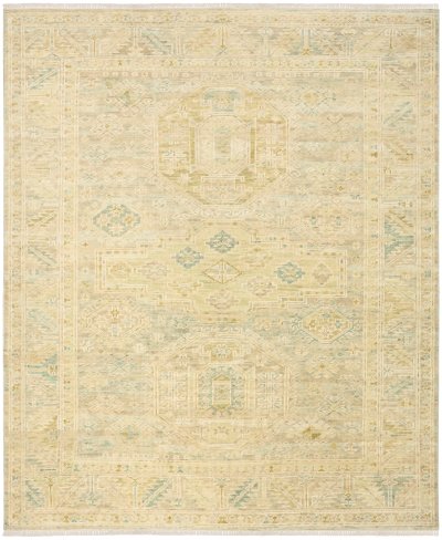 Nourison Home Nourison Odessa ODS08 5'6" x 8' Green Vintage Indoor Rug - 5'6" x 8'