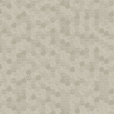 Qualis Ceramica Ritz Gray 2 Hexagon Mosaic - 12"x12"