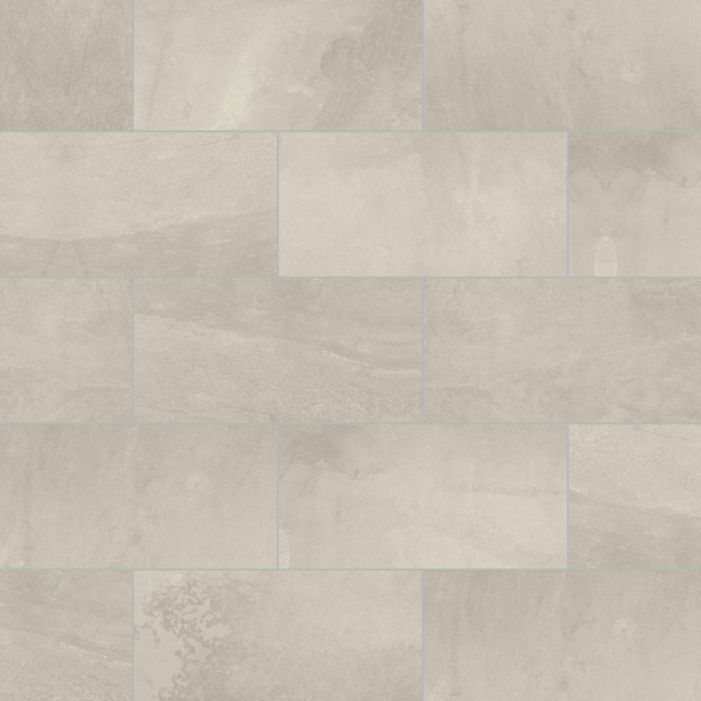 Daltile Slate Attache Meta Light Gray, Rectangle, 12X24, Matte - Meta Light Gray