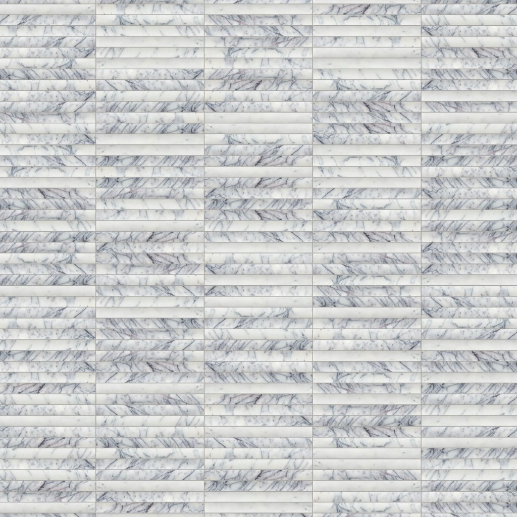Marble Systems Lilac Honed Ion Marble Mosaic 12x12 - Lilac
