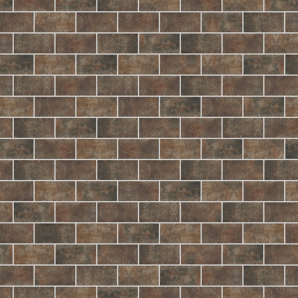 Daltile Brickwork Terrace, Rectangle, 4X8, Distressed, Matte - Terrace