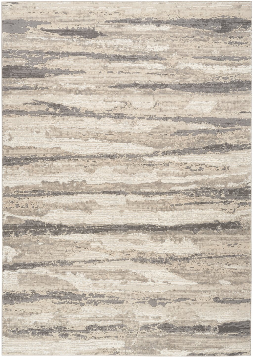 Nourison Home Nourison Eco-Friendly ECO03 5'3" x 7'3" Ivory Multicolor Modern Indoor Rug